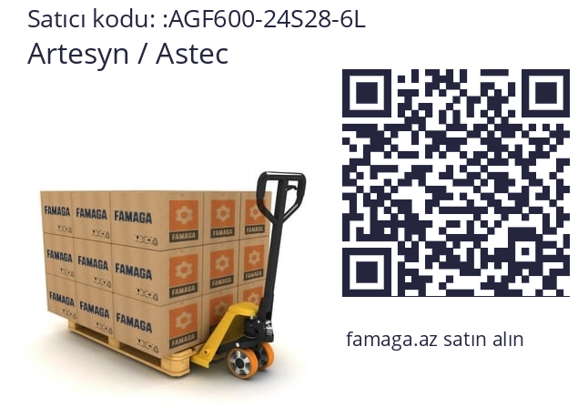   Artesyn / Astec AGF600-24S28-6L