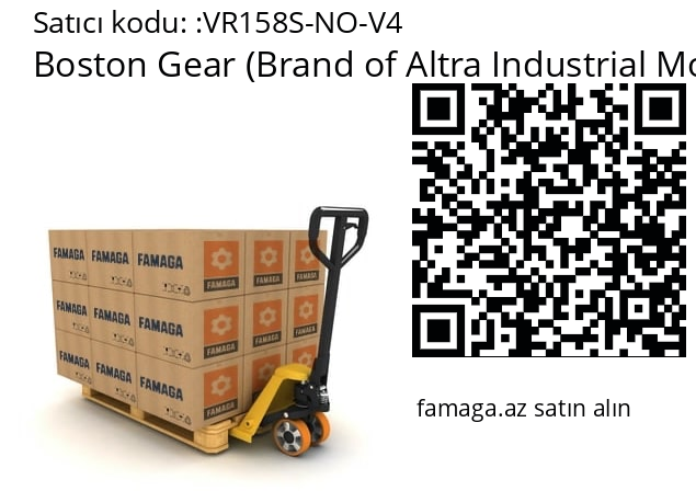   Boston Gear (Brand of Altra Industrial Motion) VR158S-NO-V4