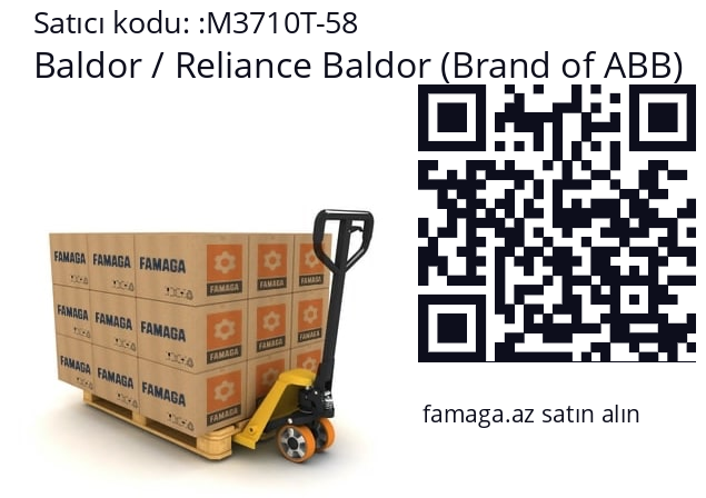   Baldor / Reliance Baldor (Brand of ABB) M3710T-58