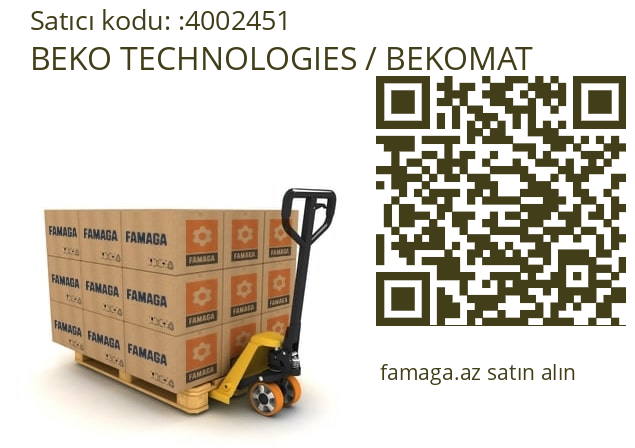   BEKO TECHNOLOGIES / BEKOMAT 4002451