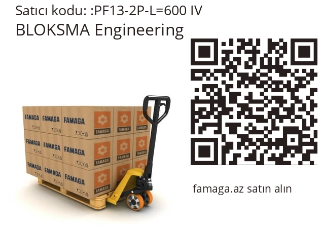   BLOKSMA Engineering PF13-2P-L=600 IV
