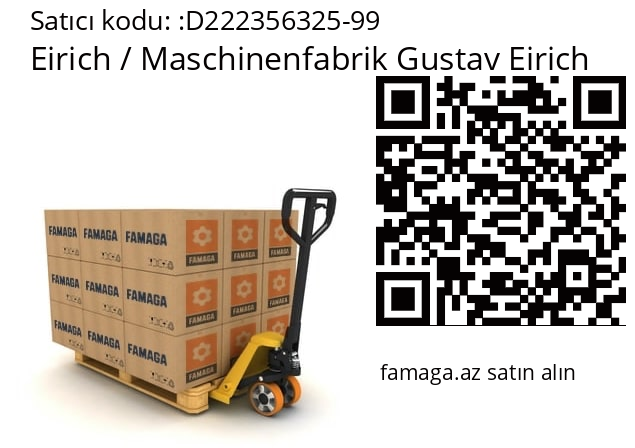  Eirich / Maschinenfabrik Gustav Eirich D222356325-99