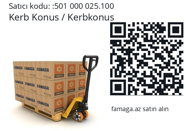   Kerb Konus / Kerbkonus 501 000 025.100