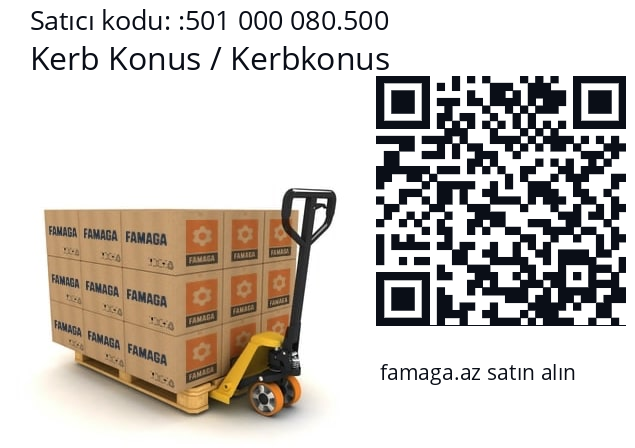   Kerb Konus / Kerbkonus 501 000 080.500