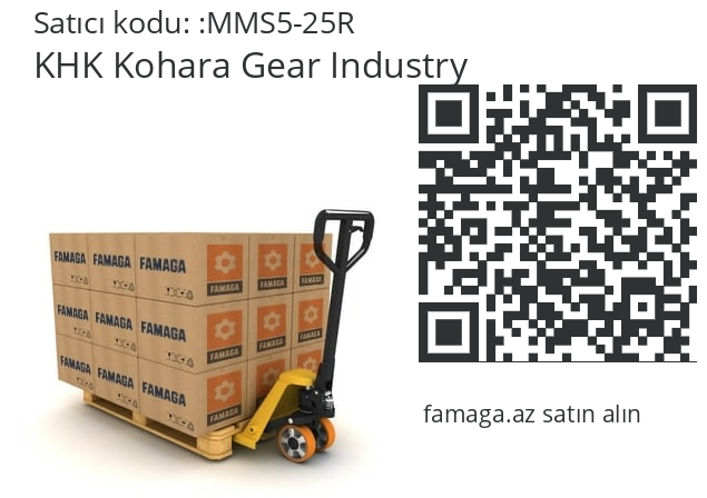   KHK Kohara Gear Industry MMS5-25R