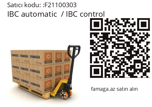   IBC automatic  / IBC control F21100303