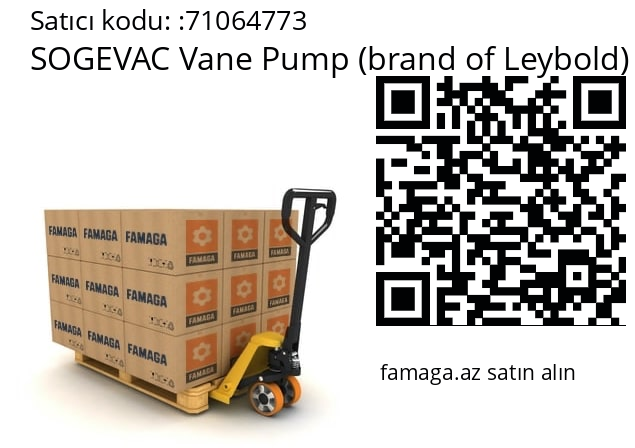   SOGEVAC Vane Pump (brand of Leybold) 71064773