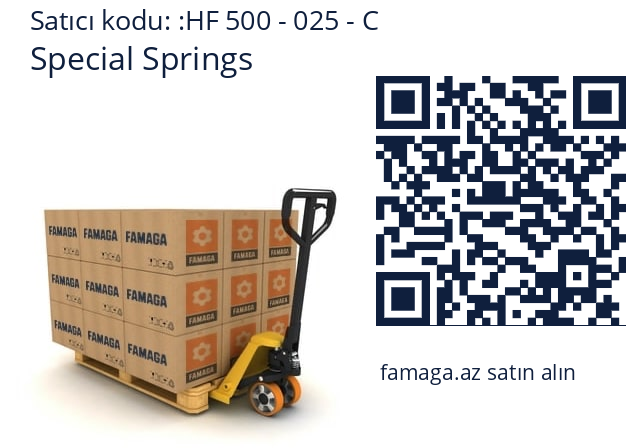   Special Springs HF 500 - 025 - C